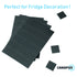 Round and Square Magnets with Adhesive Backing